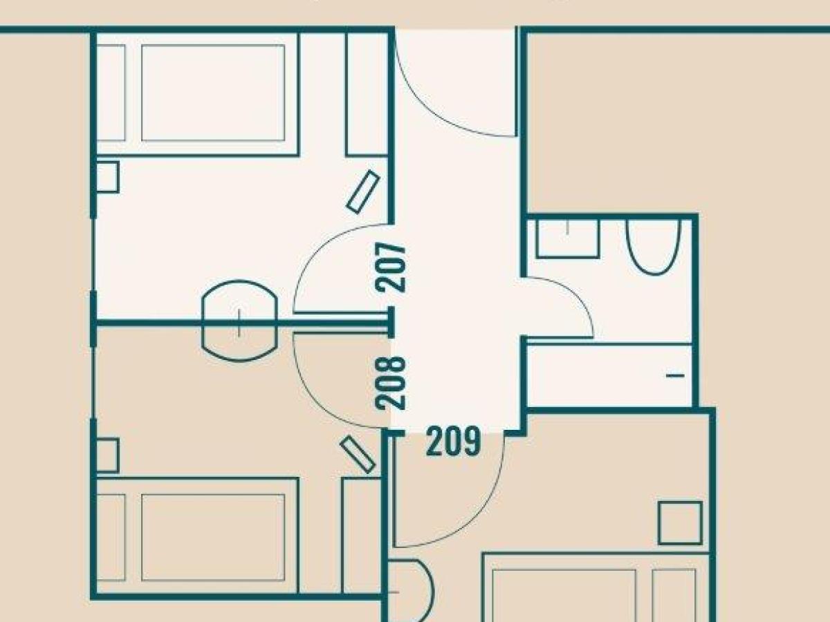 Doppelzimmer mit Gemeinschaftsbad - Hotel B&B Stossplatz
